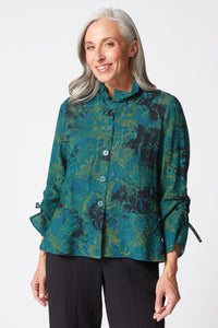 Habitat Floral Event Jacket in Everglade