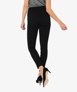 Kut Donna High Rise Fab Ab Ankle Skinny in Black