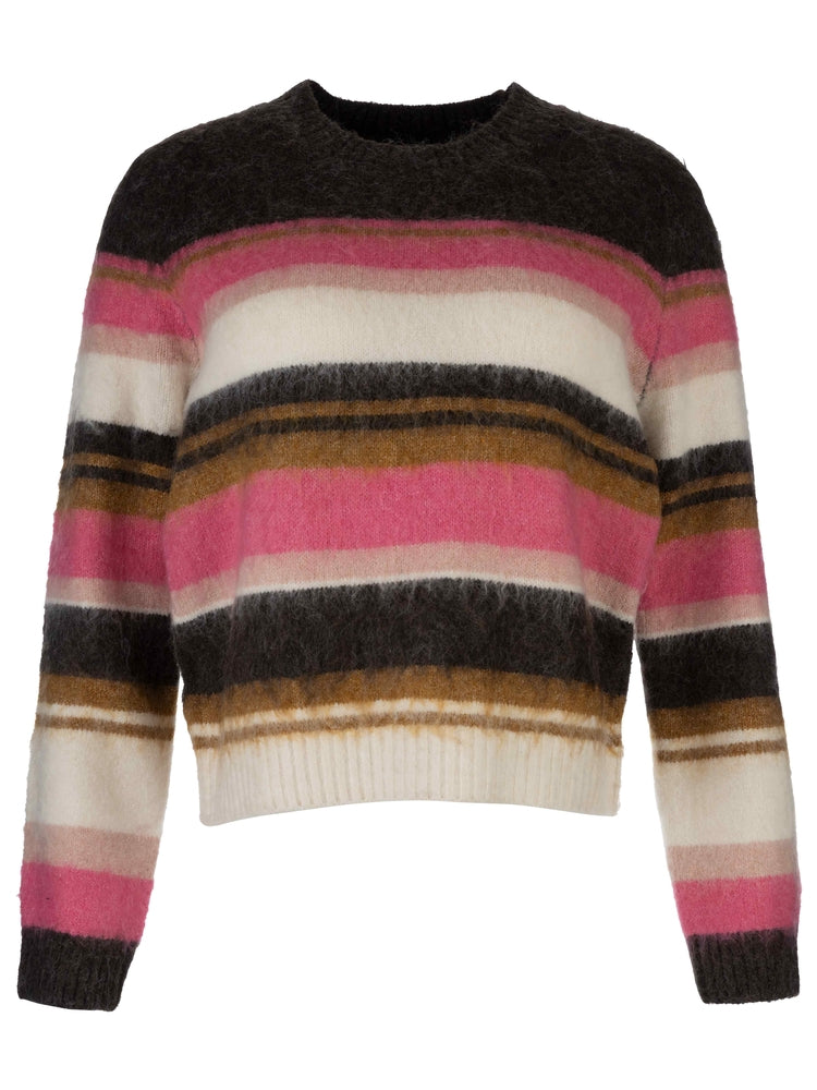 Kut Elvira Stripped Pullover Sweater
