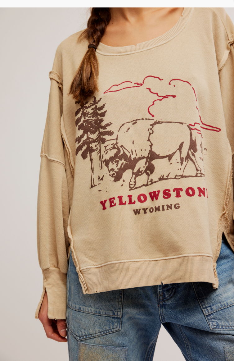 Free People Graphic Camden-Yellowstone Bison