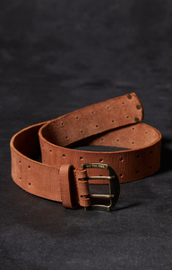 Free People WTF Double Cross Belt in Cognac