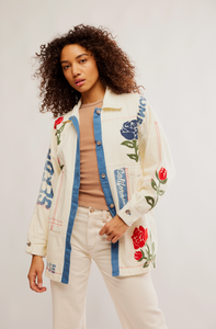 Free People Roses By The Dozen Jacket