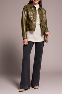Tribal Jacket in Oliveleaf