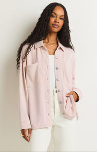 Z Supply All Day Knit Jacket in Rose