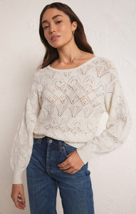 Z Supply Kasia Sweater in White
